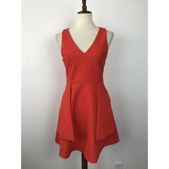 The Clothing Company Stretch Textured Fit Flare Dress - Picture 1 of 6